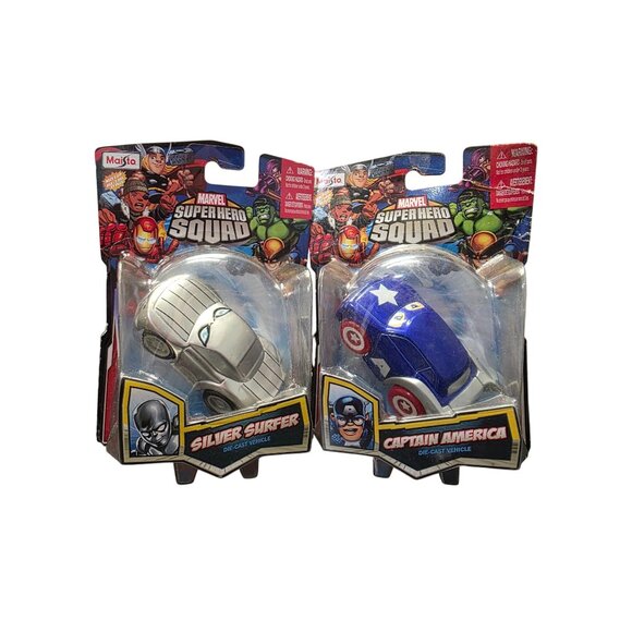 Marvel Super Hero Squad Captain America & Silver Surfer Toys - Picture 4 of 10